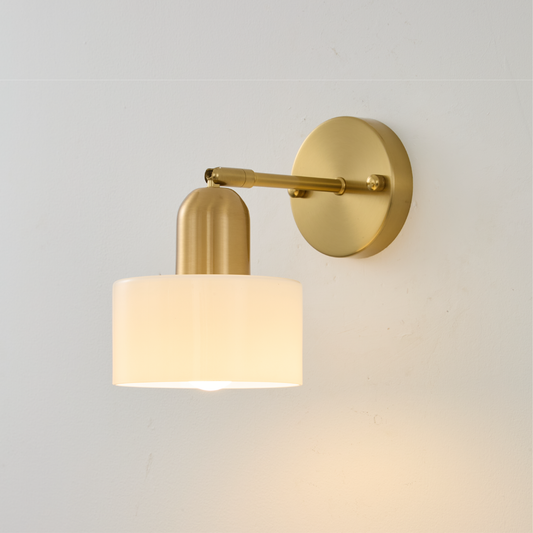 Bauhaus Colored Glass Wall Light | Modern Wall Sconce 0