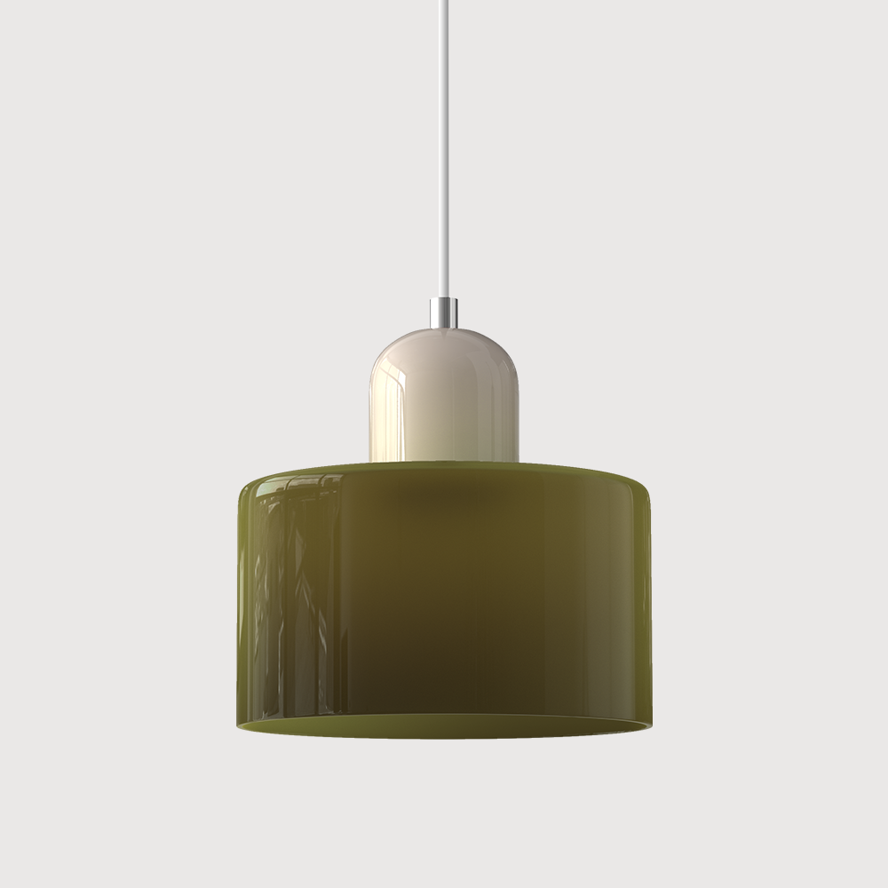 Bauhaus Glass Pendant Light | Modern Hanging Lamp | Kitchen Island Dining Lighting