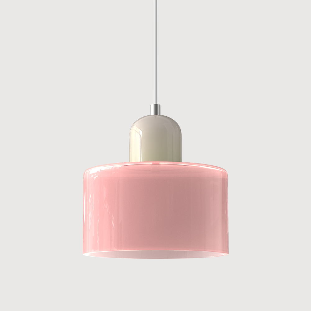 Bauhaus Glass Pendant Light | Modern Hanging Lamp | Kitchen Island Dining Lighting
