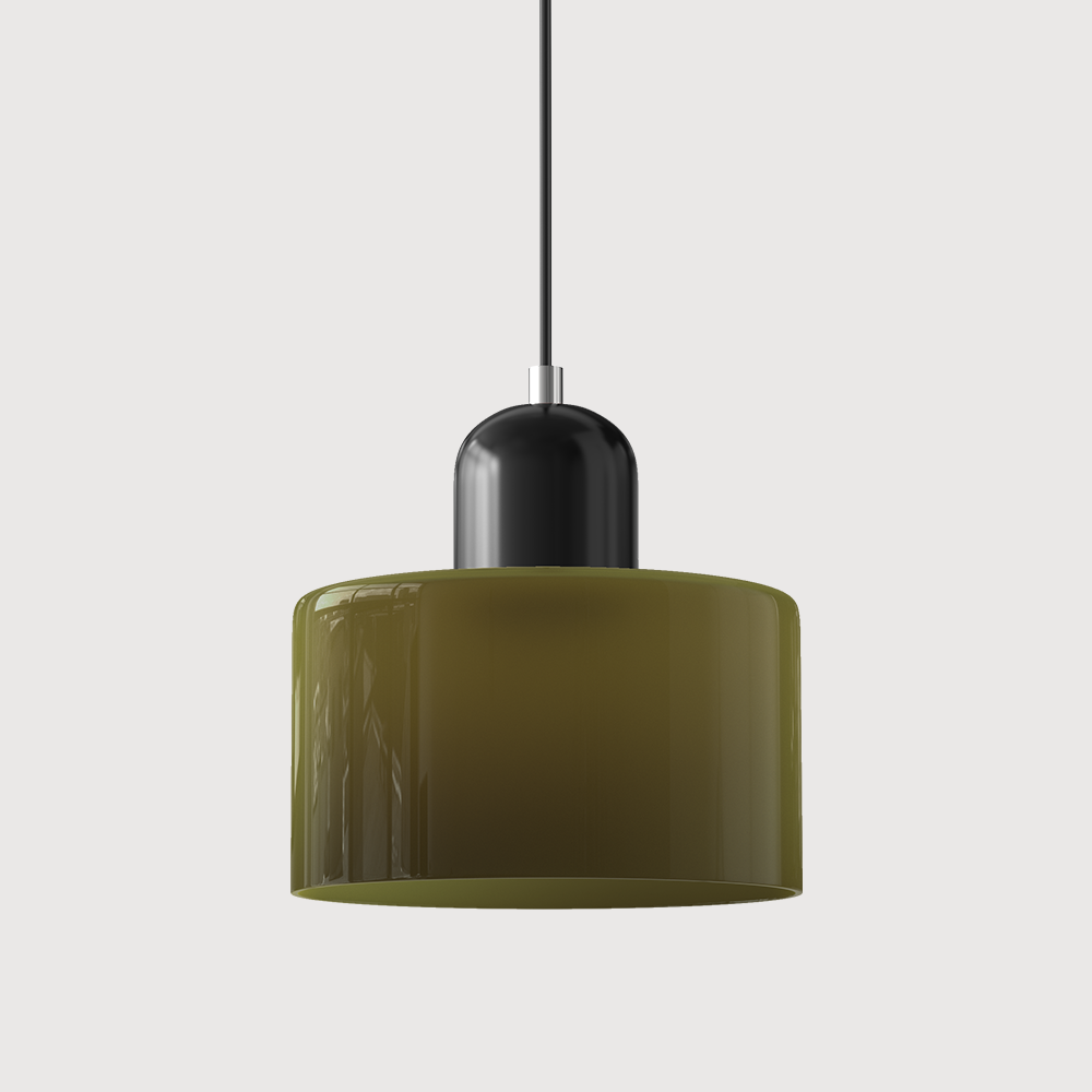 Bauhaus Glass Pendant Light | Modern Hanging Lamp | Kitchen Island Dining Lighting