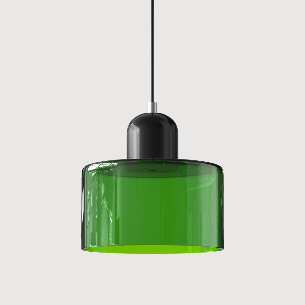 Bauhaus Glass Pendant Light | Modern Hanging Lamp | Kitchen Island Dining Lighting