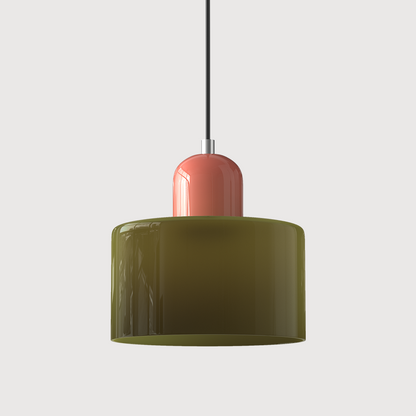 Bauhaus Glass Pendant Light | Modern Hanging Lamp | Kitchen Island Dining Lighting