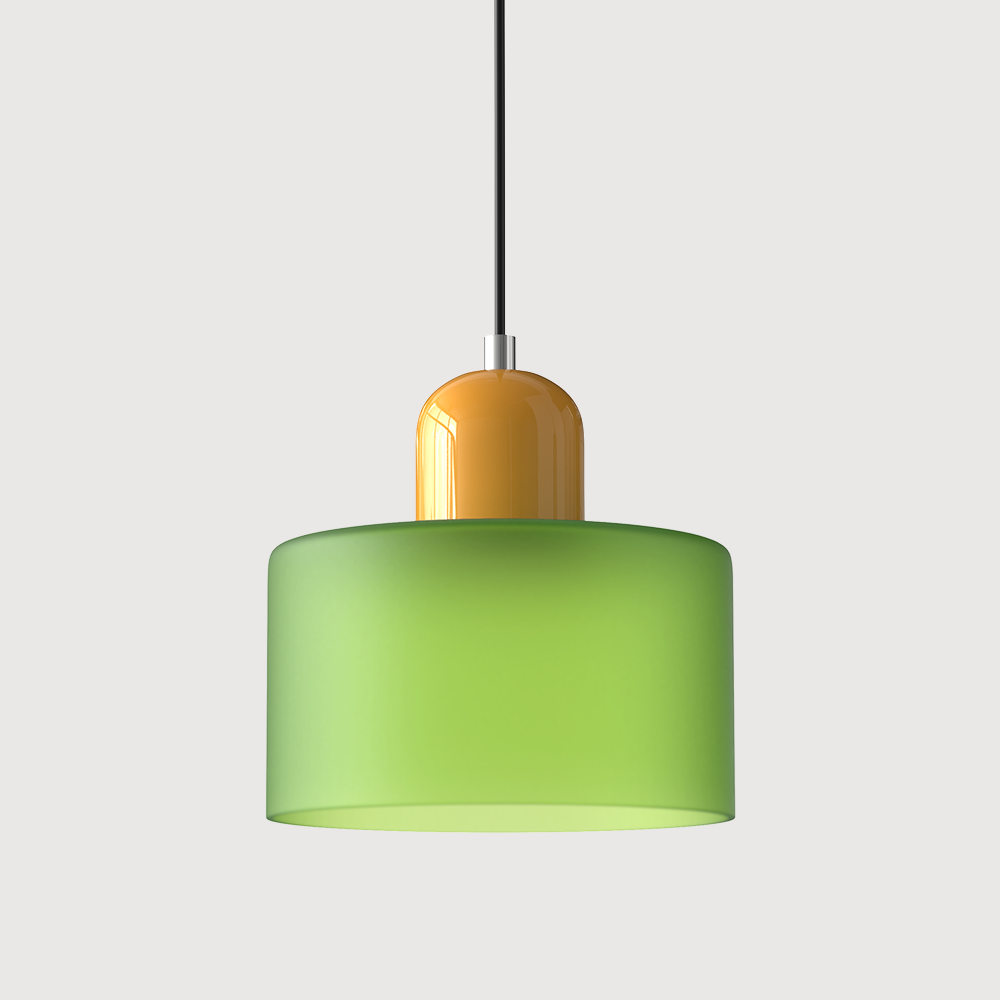 Bauhaus Glass Pendant Light | Modern Hanging Lamp | Kitchen Island Dining Lighting