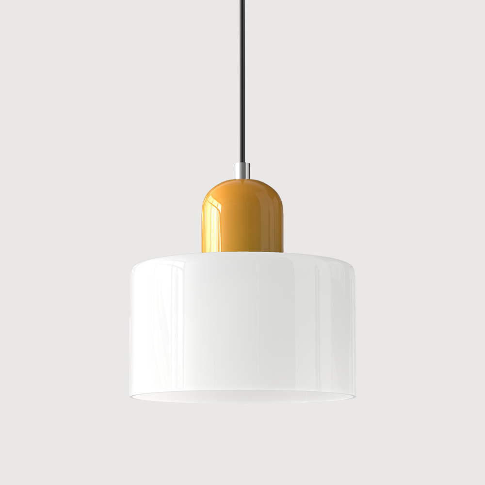 Bauhaus Glass Pendant Light | Modern Hanging Lamp | Kitchen Island Dining Lighting