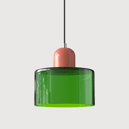 Bauhaus Glass Pendant Light | Modern Hanging Lamp | Kitchen Island Dining Lighting