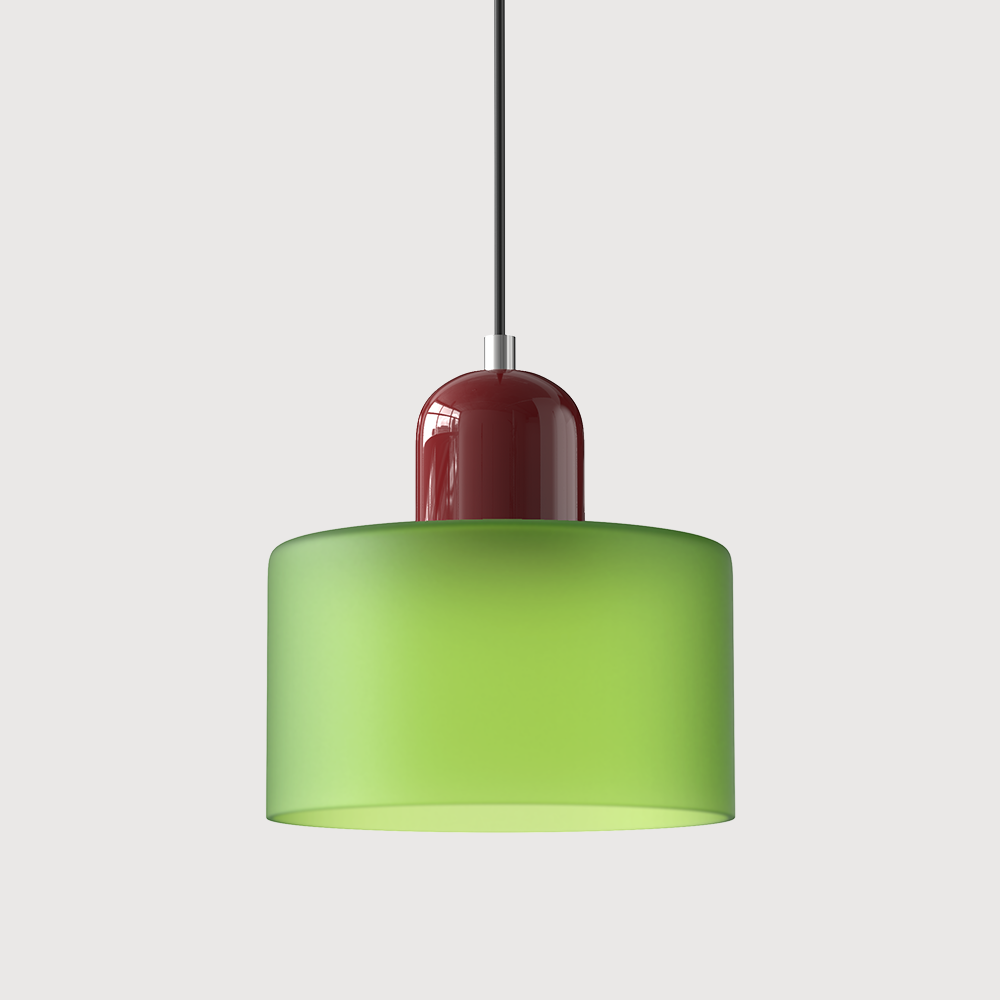 Bauhaus Glass Pendant Light | Modern Hanging Lamp | Kitchen Island Dining Lighting
