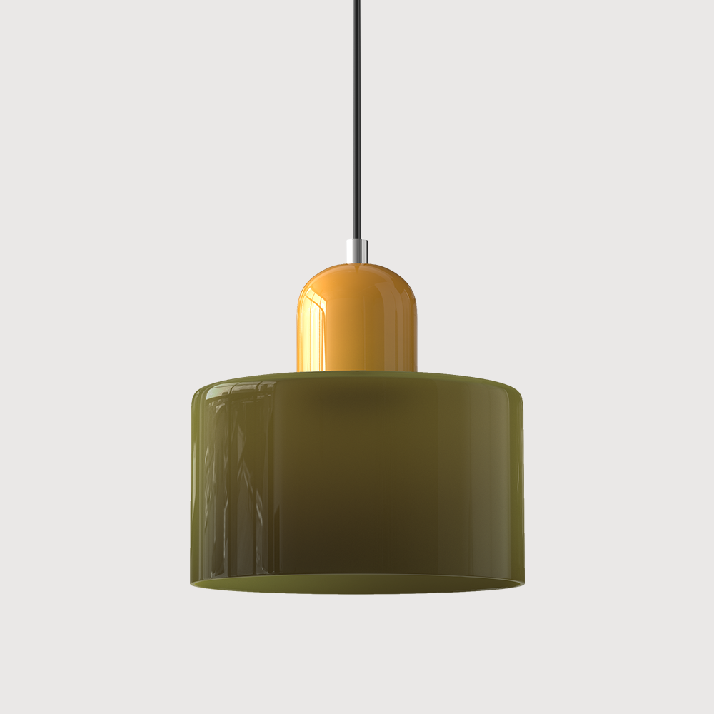 Bauhaus Glass Pendant Light | Modern Hanging Lamp | Kitchen Island Dining Lighting