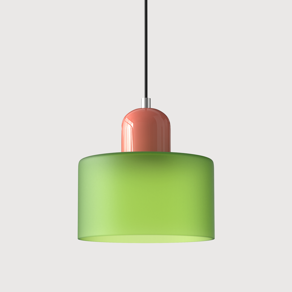 Bauhaus Glass Pendant Light | Modern Hanging Lamp | Kitchen Island Dining Lighting
