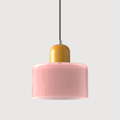 Bauhaus Glass Pendant Light | Modern Hanging Lamp | Kitchen Island Dining Lighting