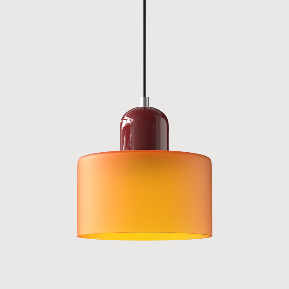 Bauhaus Glass Pendant Light | Modern Hanging Lamp | Kitchen Island Dining Lighting
