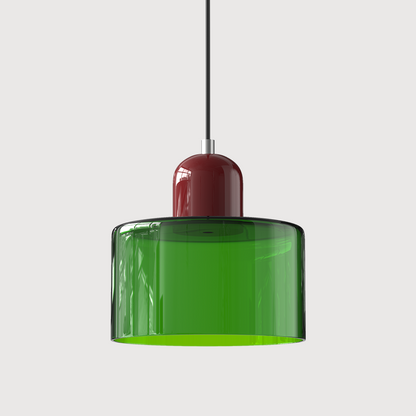 Bauhaus Glass Pendant Light | Modern Hanging Lamp | Kitchen Island Dining Lighting