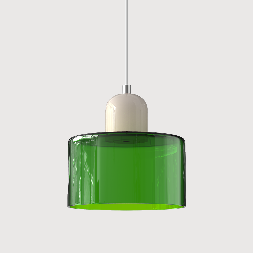 Bauhaus Glass Pendant Light | Modern Hanging Lamp | Kitchen Island Dining Lighting