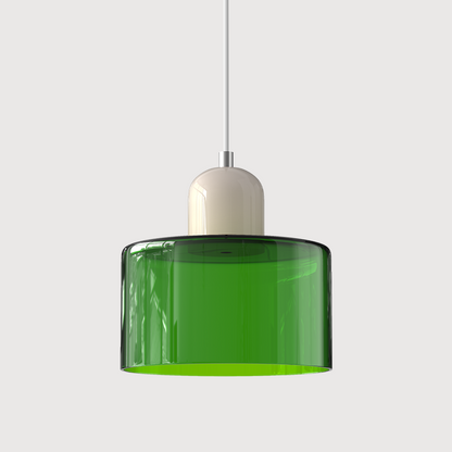 Bauhaus Glass Pendant Light | Modern Hanging Lamp | Kitchen Island Dining Lighting