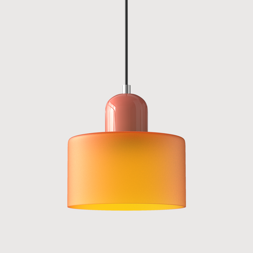 Bauhaus Glass Pendant Light | Modern Hanging Lamp | Kitchen Island Dining Lighting