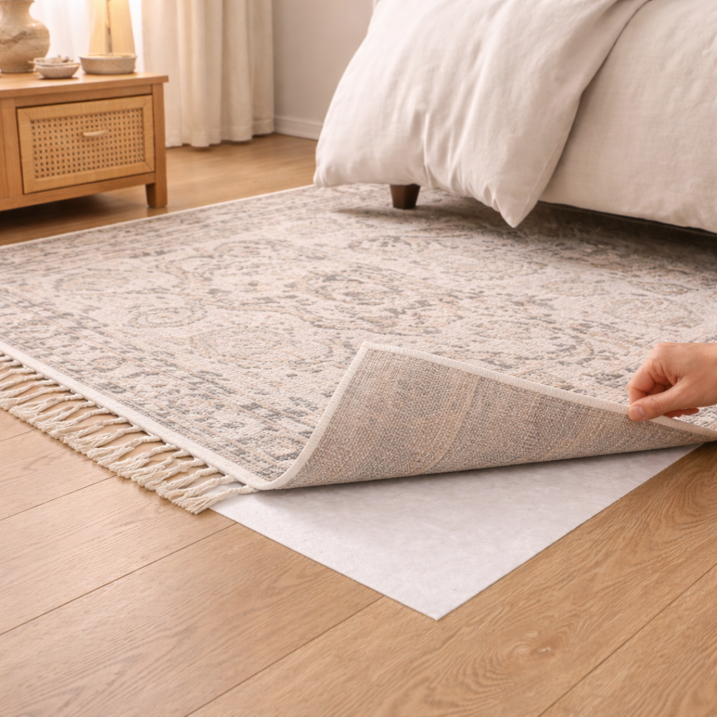 Non Slip Rug Underlay | Strong Grip Pad | Floor Safety Mat