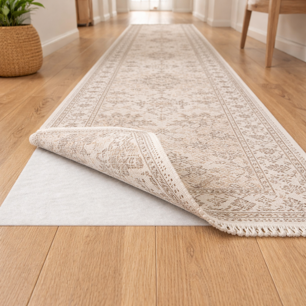 Non Slip Rug Underlay | Strong Grip Pad | Floor Safety Mat