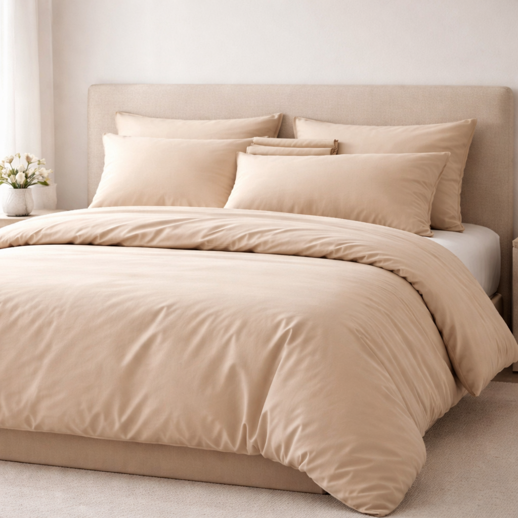1000 Thread Count Cotton Duvet Cover Set | Soft Breathable Bedding | Hotel Style