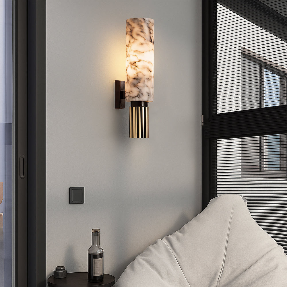 Copper Stone Wall Light | Contemporary Wall Sconces 1