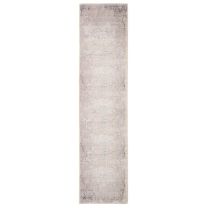 Fleur | Washable Flatwoven Distressed Rug in Grey Beige 6