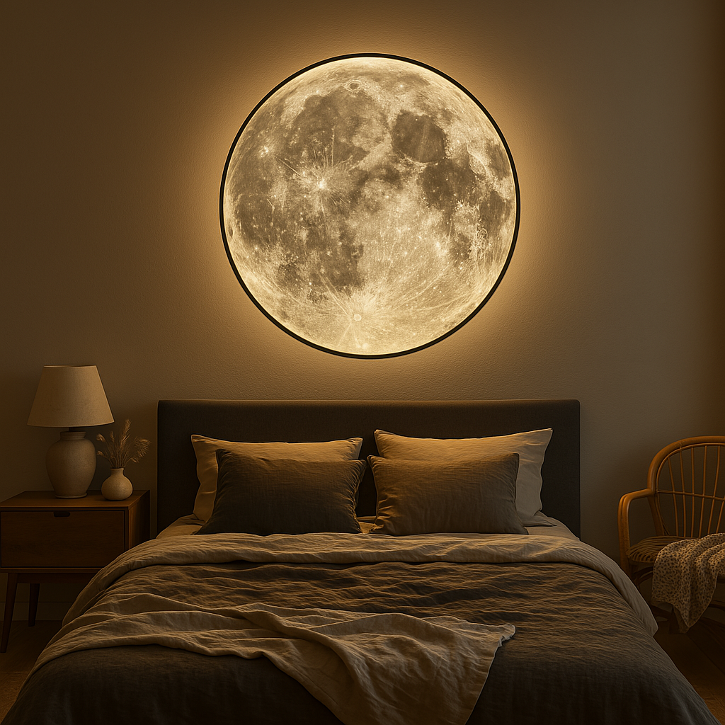 Moon Wall Lamp | Outdoor Wall Sconce with LED Light 2