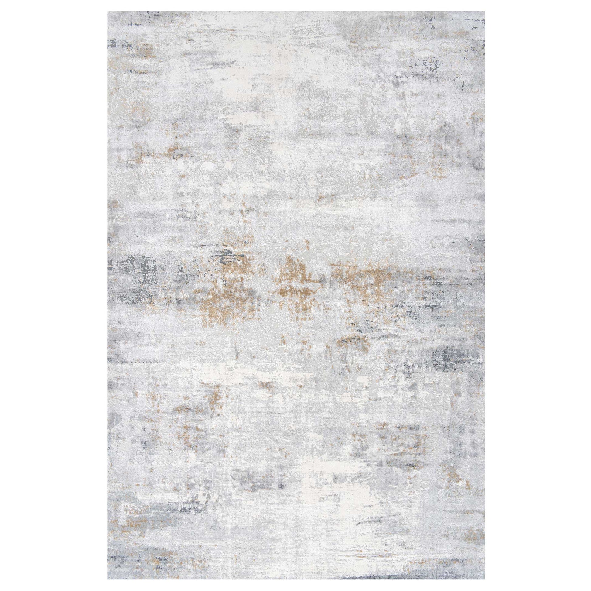 Moonshine | Abstract Living Room Rug with Gold Accents 0