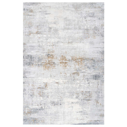 Moonshine | Abstract Living Room Rug with Gold Accents 0