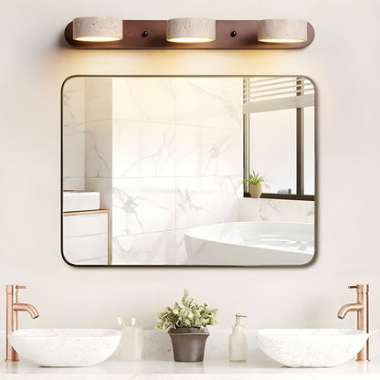 Travertine Duo Wall Light | Modern Bathroom Wall Sconce 3