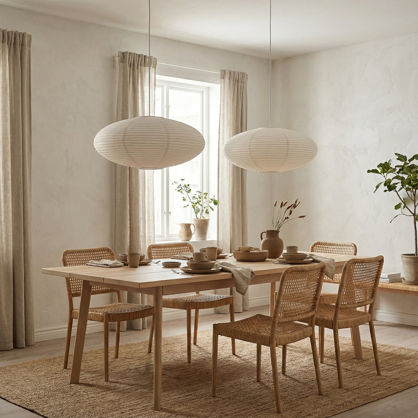 Wabi's Paper Pendant Light | Contemporary Ceiling Light 5